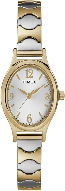 Timex Women's T26301 Kendall Circle Two-Tone Stainless Steel Expansion Band Watch