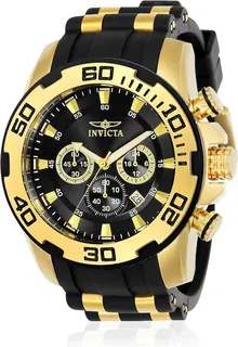 Invicta Men's 22340 Pro Diver Analog Display Quartz Black Watch