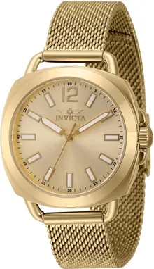 Invicta Lady's Wildflower 32mm Stainless Steel Quartz Watch - Gold