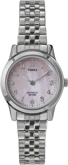 Timex Women's Main Street 25mm Watch - Silver-Tone Expansion Band