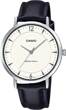 Casio LTP-VT04L-7A2 Women's Minimalistic Black Leather Band Watch