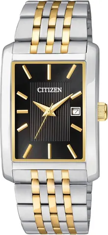 Citizen Quartz Mens Watch - Stainless Steel, Classic, Two-Tone (Model BH1678-56E)