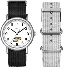 Timex Unisex Weekender Box Set 38mm Watch - Purdue Boilermakers