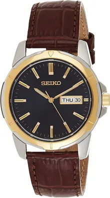 Seiko Essentials Quartz Black Dial Men's Watch SUR360
