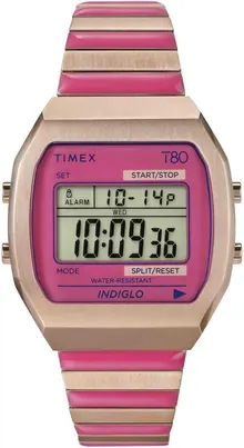 Timex Women's T80 36mm Watch - Rose Gold-Tone Expansion Band