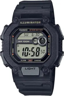 Casio W737HX Series Men's Digital Watch - Black/XL Strap