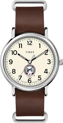 Timex Tribute Men's NHL Weekender 40mm Quartz Leather Strap Watch