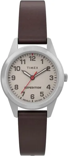 Timex Expedition Leather Strap Watch, Dark Brown, TW4B25600