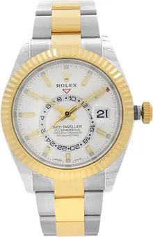 Rolex Oyster Perpetual Sky-Dweller Automatic Men's Two-Tone Watch 326933WSO