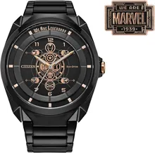 Citizen Men's Marvel Eco-Drive, Limited Edition Marvel Watch and Pin Boxed Set