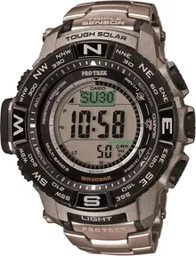 Casio Men's Pro Trek PRW-3500T-7CR Tough Solar Triple Sensor Digital Sport Watch