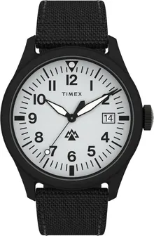 Timex Men's Expedition North Traprock 43mm Watch - Black Strap Gray Dial Black Case