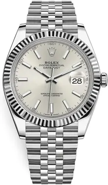 Rolex Oyster Perpetual Datejust Silver Dial Automatic Men's Watch 126334SSJ