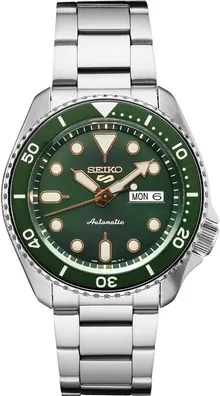 SRPD63 Seiko 5 Sports Men's Watch Silver-Tone 42.5mm Stainless Steel
