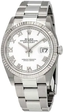 Rolex Datejust 36 Automatic White Dial Ladies Oyster Watch 126234WRO