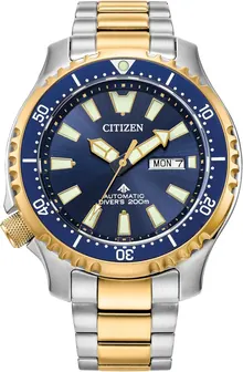 Citizen Men's Eco-Drive Promaster Dive Fugu Automatic Stainless Steel Watch