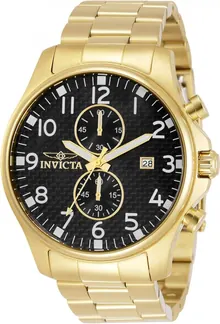 Invicta Men's 0382 II Collection 18k Gold-Plated Stainless Steel Watch