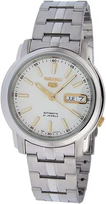 Seiko Men's Analogue Automatic Watch SNKL77K1 with Stainless Steel Strap