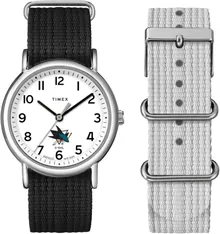 Timex Unisex Weekender Box Set 38mm Watch - San Jose Sharks