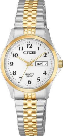 Citizen Quartz Women's Watch - Stainless Steel, Classic, Two-Tone