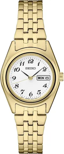 SEIKO Watch for Women - Essentials - Day/Date Calendar, Two-Tone Stainless Steel