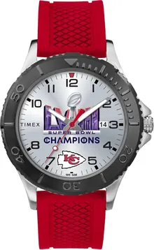Timex Men's Gamer 42mm Super Bowl LVIII Champions Watch - Kansas City Chiefs