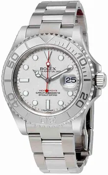 Rolex Yacht-Master Platinum Dial Steel and Platinum Men's Watch 116622PLSO