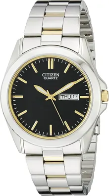 Citizen Quartz Men's Watch - Stainless Steel Classic Two-Tone (Model BF0584-56E)