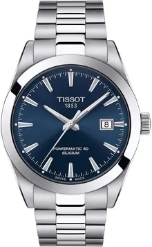 Tissot Men's Gentleman Stainless Steel Dress Watch T1274071104100