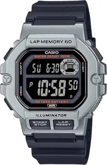 Casio W800HG Series | Men’s Digital Watch | Black/Black | 100M WR