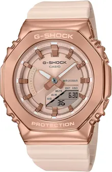 Casio GM-S2100 Wristwatch - Pink Beige & Pink Gold G-SHOCK for Women