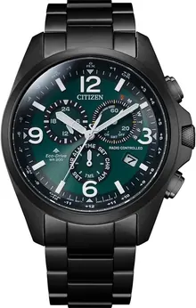 Citizen Men's Chronograph Eco-Drive Watch Promaster Sky, Black, Bracelet