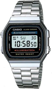 Casio Men's Vintage A168WA-1 Electro Luminescence Watch