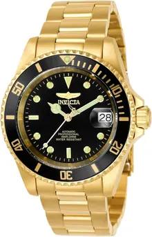 Invicta Men's 8929OB Pro Diver Analog Display Japanese Automatic Gold Watch