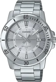 Casio MTP-VD01D-7CV Men's Enticer Stainless Steel 24 Hour Sporty Watch