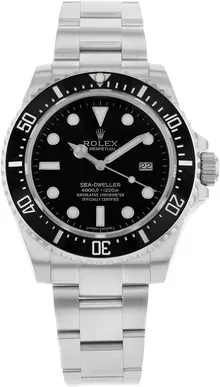 Rolex Sea-Dweller Black Dial Stainless Steel Men's Watch 116600BKSO