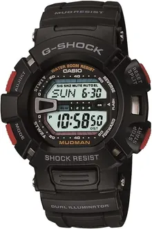 Casio G-Shock Mudman Super Dual Illuminator Men's Quartz 52mm Digital Watch G9000-1V