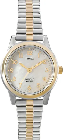 Timex Women's T2M828 Essex Avenue Two-Tone Stainless Steel Expansion Band Watch
