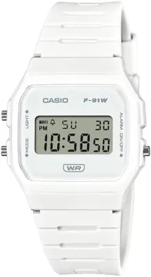 Casio F-91WB Series Men’s Digital Watch - White