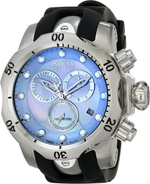 Invicta Men's 6118 Reserve Collection Chronograph Black Rubber Watch