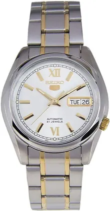 SEIKO 5 Automatic Silver Dial Men's Watch SNKL57