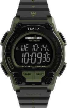 Timex Men's Ironman Shock Endure 42mm Watch - Black Strap Digital Dial Green Case