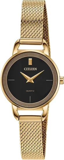 Citizen Quartz Women's Watch, Stainless Steel, Classic, Gold-Tone