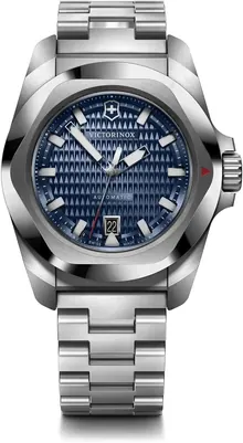 Victorinox I.N.O.X. Automatic Blue Dial Stainless Bracelet Watch 41mm - 242020