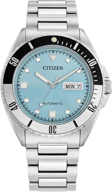 Citizen Men's Automatic Stainless Steel Watch - Light Blue Dial