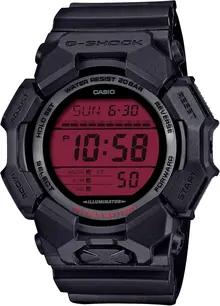 Casio G-Shock Black Resin Red Digital Round Watch GD-010BBR-1