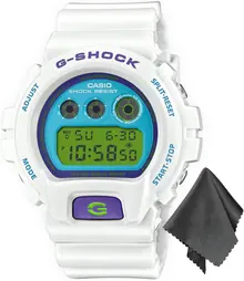 G-Shock Watch Riot - White/Blue: The Ultimate Men's Timepiece