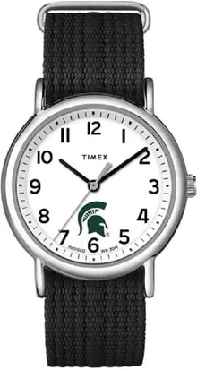 TIMEX Unisex Weekender 38mm Watch - Michigan State Spartans