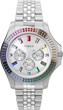 Timex Women's Kaia 40mm Watch - Silver-Tone Elegance