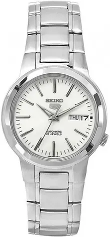 SEIKO 5 Automatic White Dial Men's Watch SNKA01